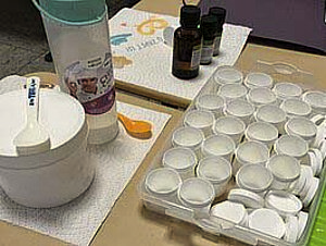 Zahngesundheit - Probebecher