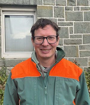 Hausmeister Patrick Bünner