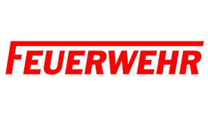 Schriftzug Feuerwehr