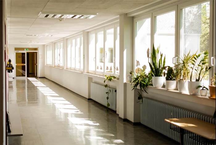 Flur zum Lehrerzimmer